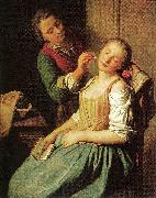 Pietro Antonio Rotari Sleeping Girl oil painting reproduction